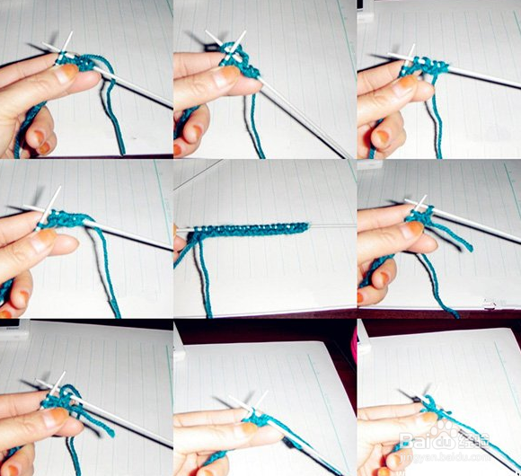 四平针的织法及图解