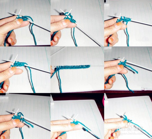 四平针的织法及图解