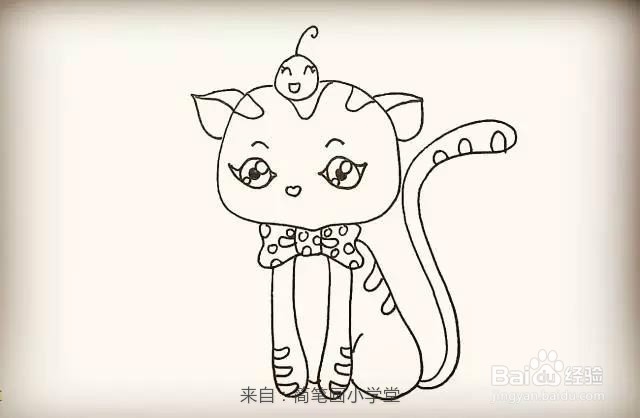 简笔画-可爱的猫咪