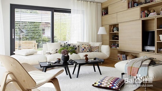 让你的客厅增加点俏皮色