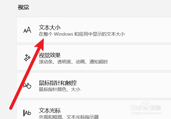 怎么设置Windows11的文本大小
