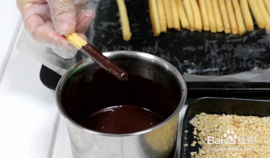 巧克力手指饼干的详细教程