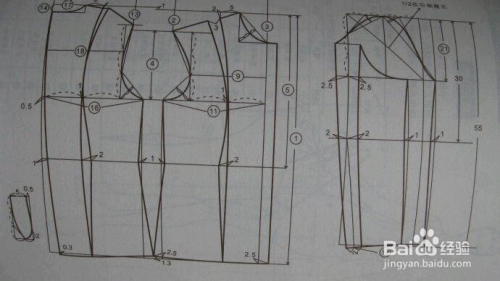 男西服的裁剪教程