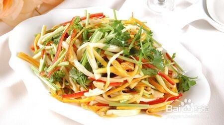 捞汁金针菇做法