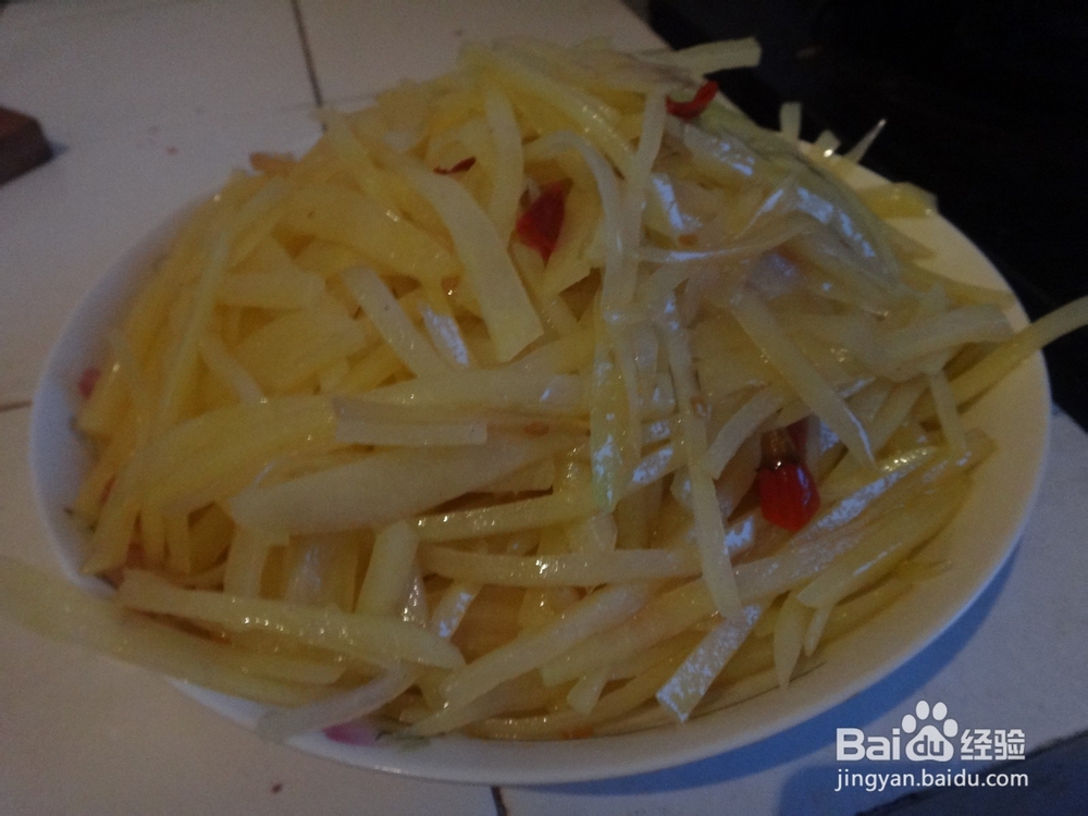家常酸辣土豆丝怎么做