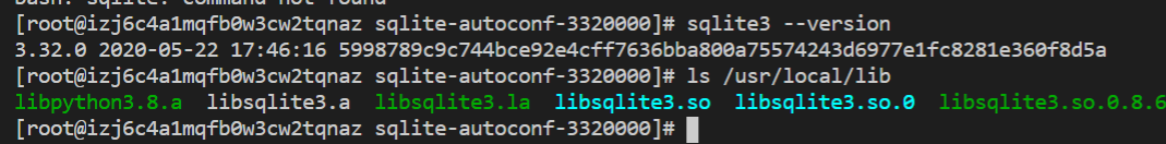 CentOS安装python3.8如何更新sqlite3