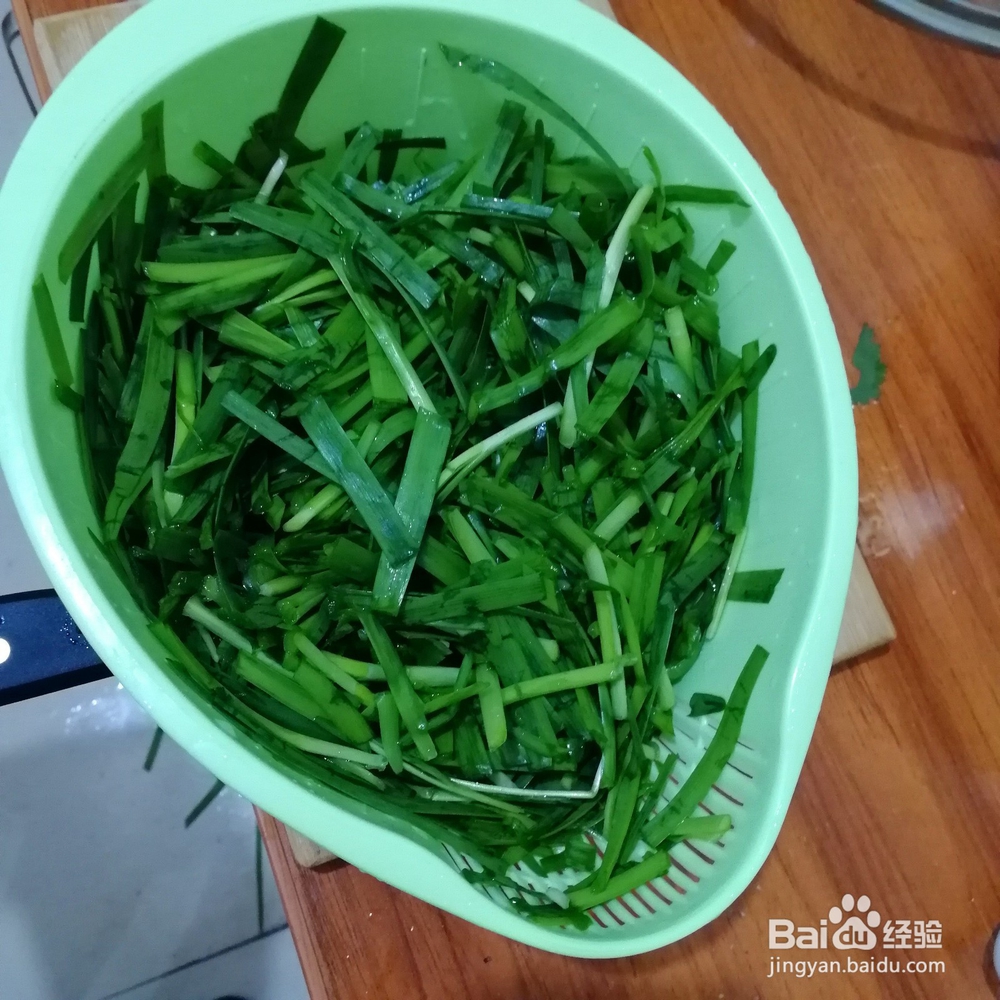 韭菜炒鸡蛋的做法