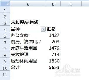 Excel2007-如何做数据透视表