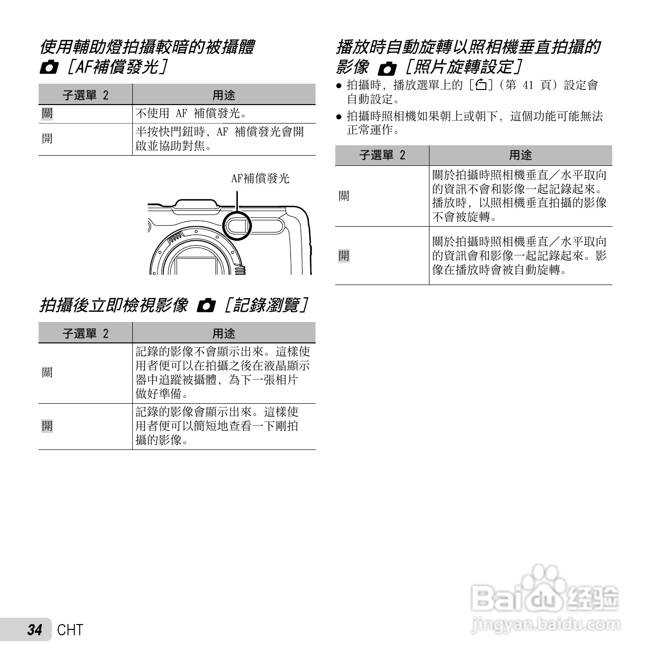 奥林巴斯TG-2数码相机说明书:[4]