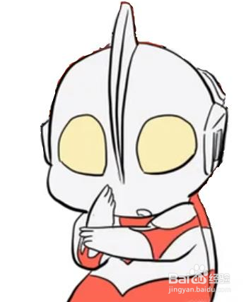 教你迪迦奥特曼卡通简笔画