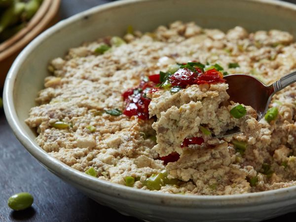 剁椒毛豆蒸臭豆腐