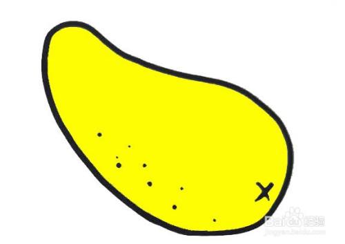 简笔画入门教程芒果怎么画