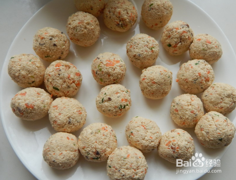 浇汁豆腐丸子的做法