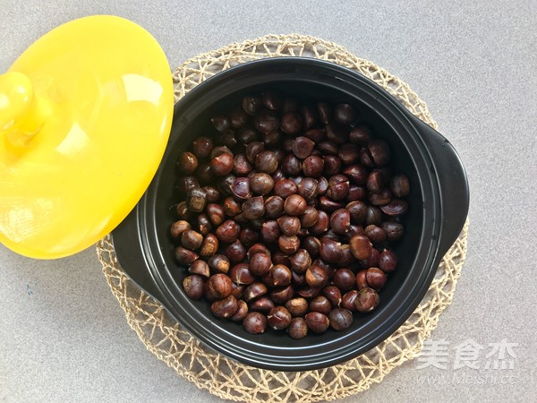 砂锅烤栗子的做法