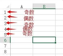 EXCEL 函数应用实例：[10]让表格行的颜色相间