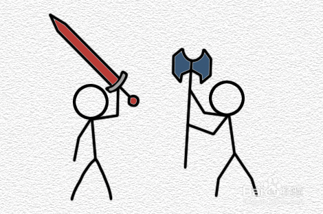 火柴人格斗怎么画