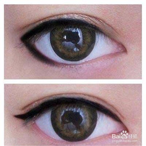 化妆的时候怎么给自己画眼线