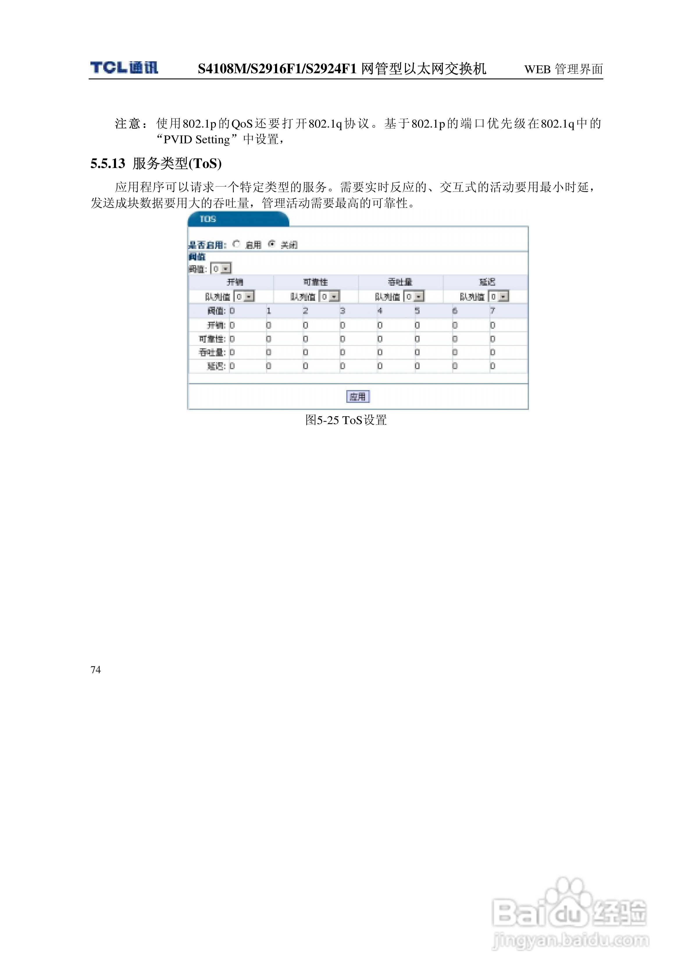 TCL王牌交换机S2916F1型说明书:[9]