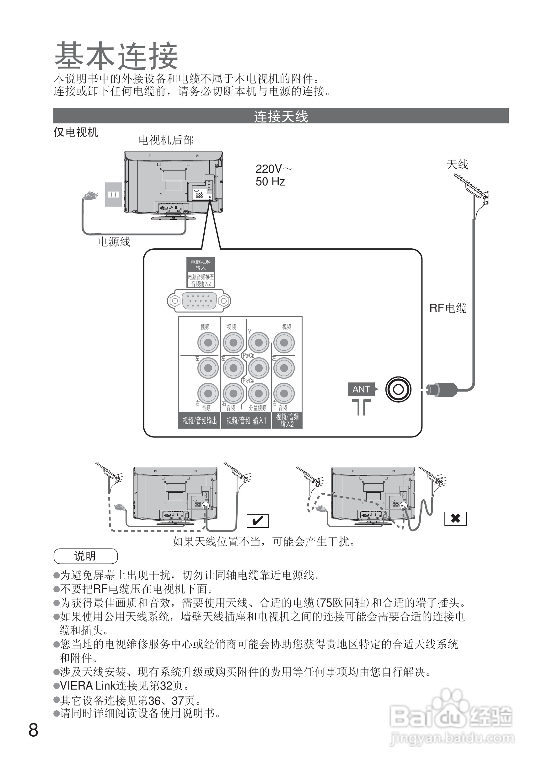 松下液晶电视TH-L32U20C型使用说明书:[1]