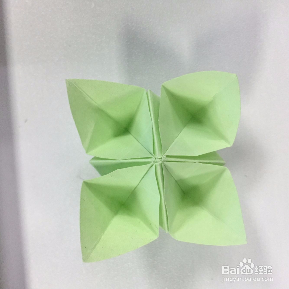 漂亮的四瓣花折法