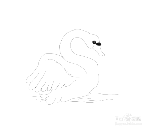 简笔画鹅是怎么画的