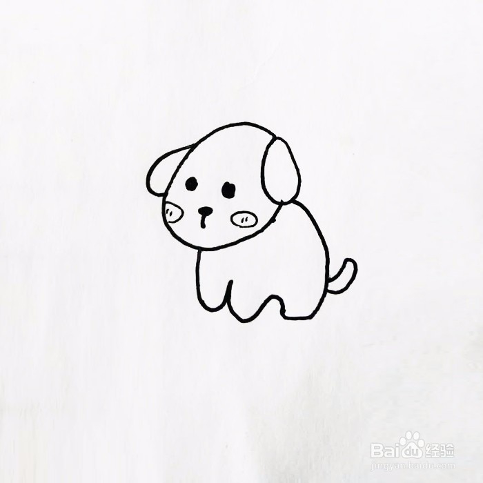 简笔画课堂：萌萌哒小狗