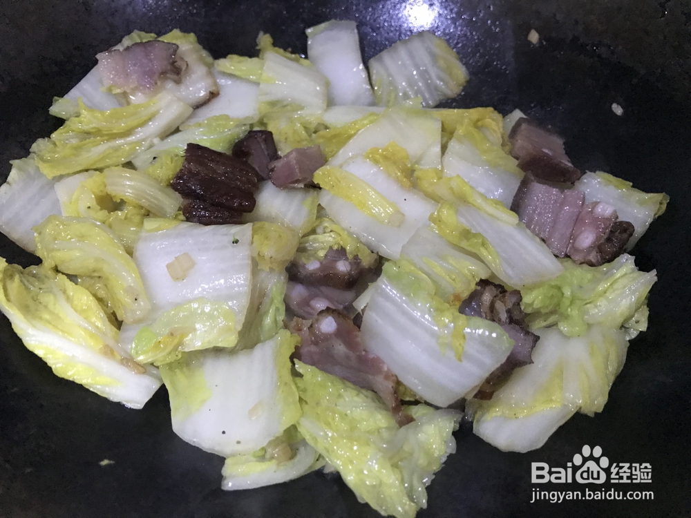 好吃不腻的快手白菜腊肉