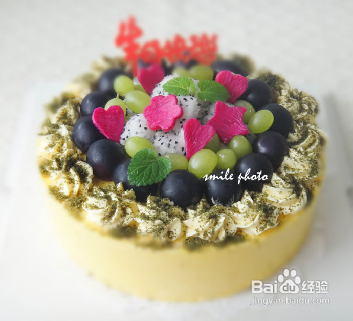 蟠桃献寿迎千寿--贺寿蛋糕&奶油翻糖杯子蛋糕