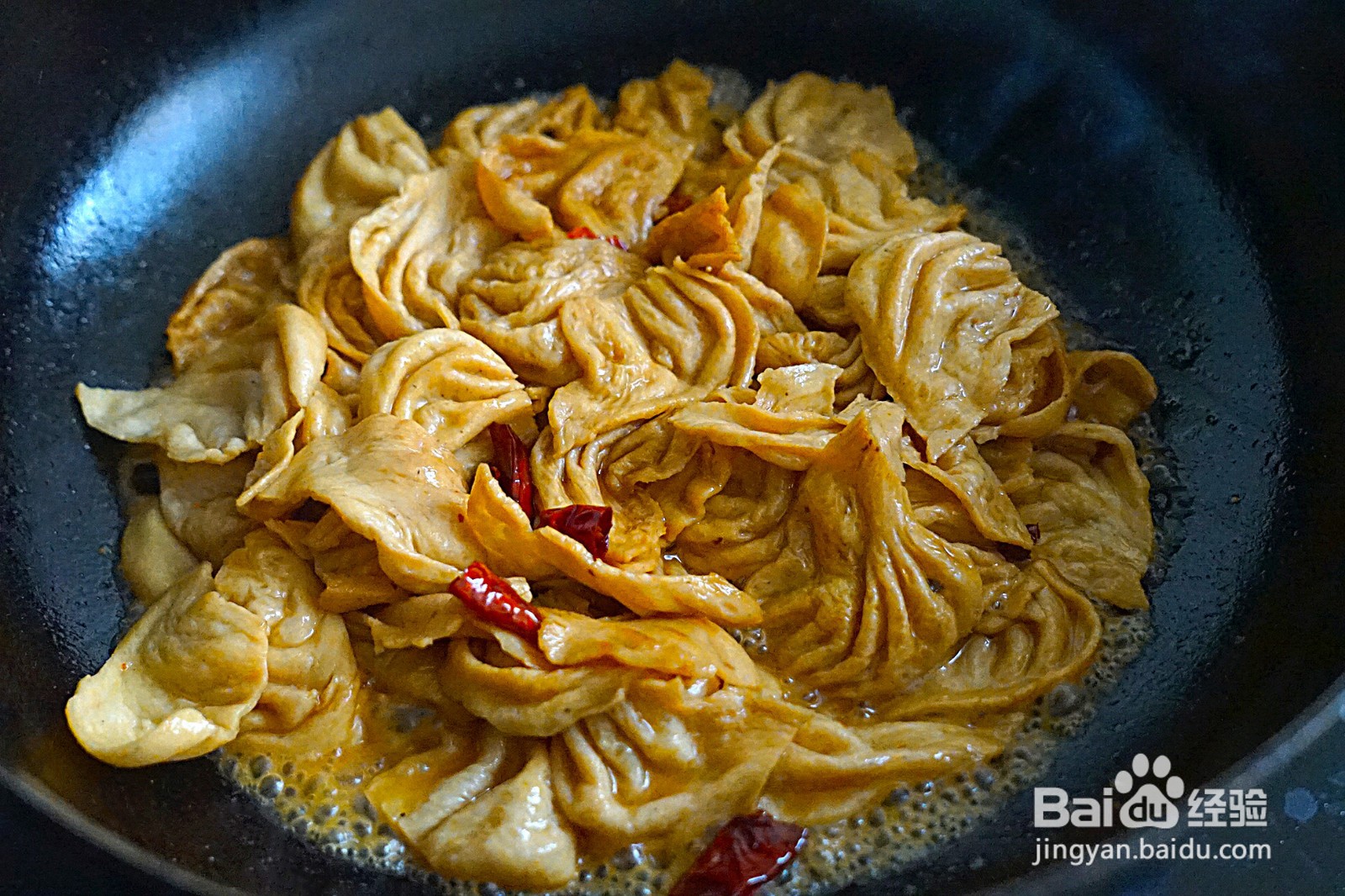 爆炒香辣干豆皮