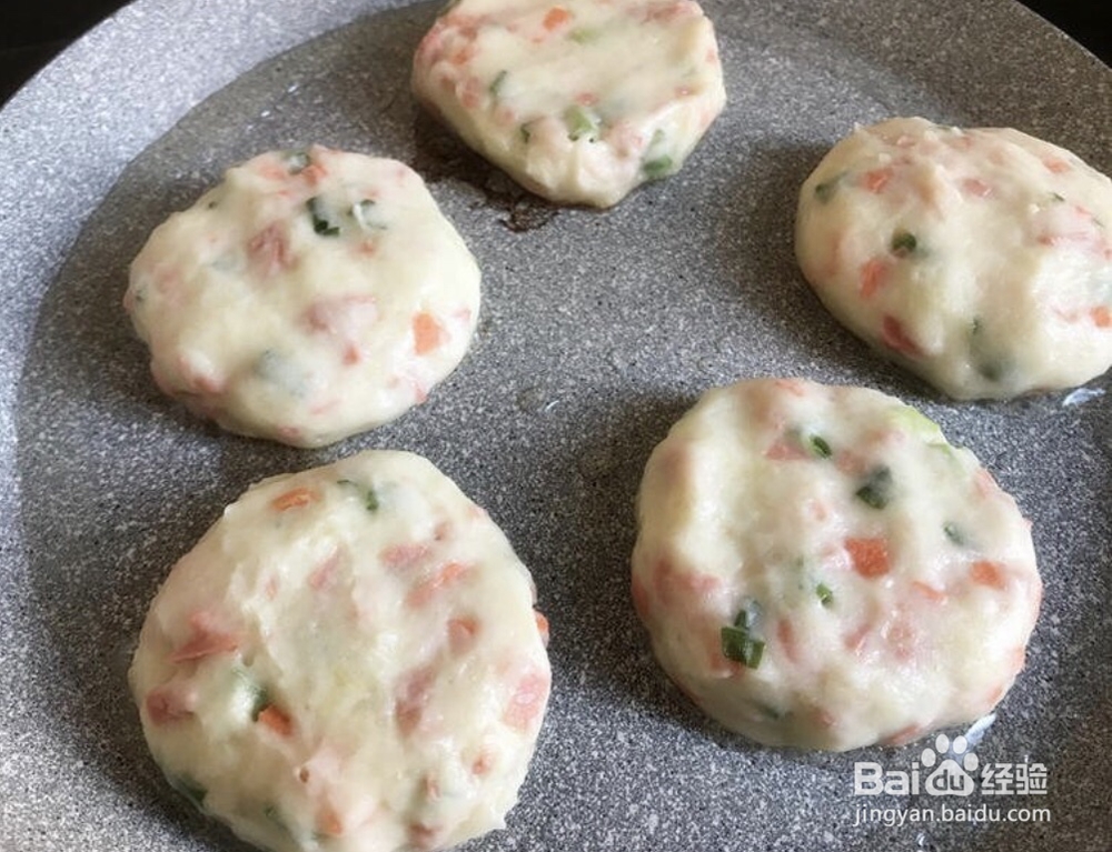 超级香的土豆火腿早餐饼