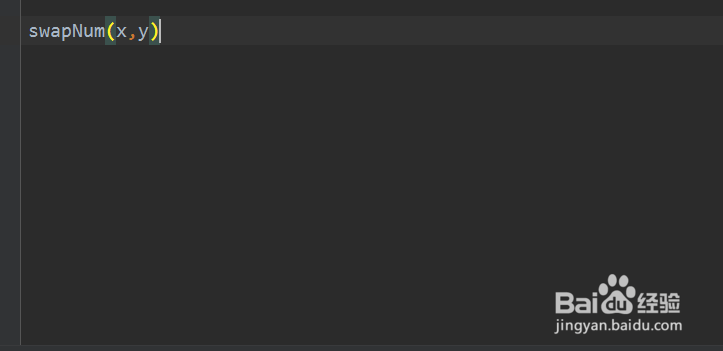 如何使用python语言中的方法实现两个数值交换