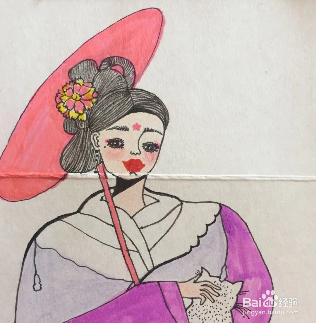 插画教程之话剧演员陈娇