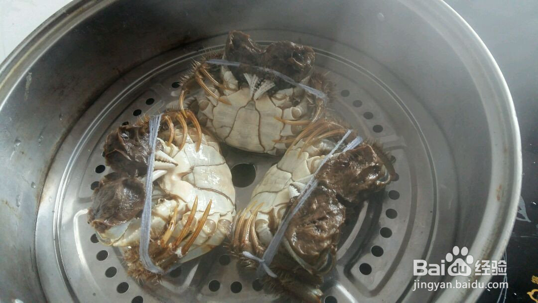 清蒸大闸蟹的做法