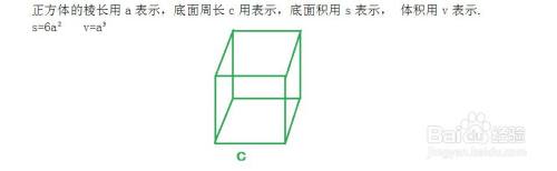 小学数学中的常见立体体积以及表面积公式有哪些 百度经验