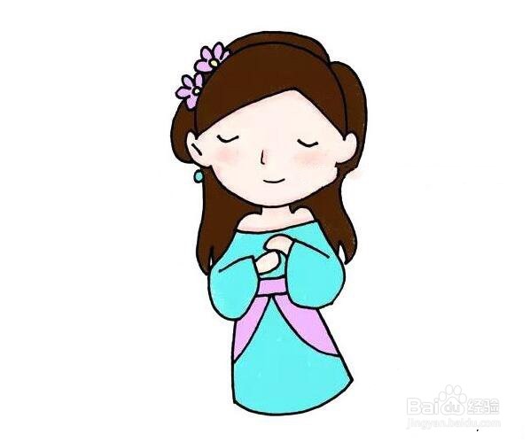 怎么画一个公主呢？