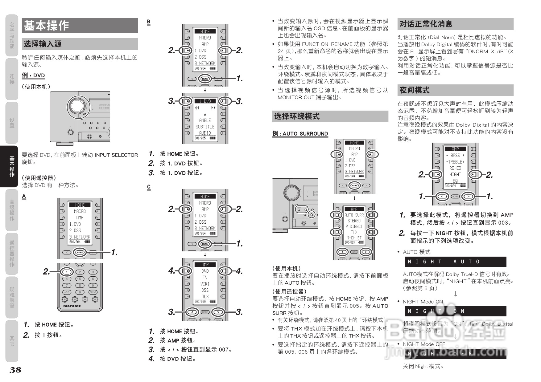 马兰士AV8003功放使用说明书:[2]