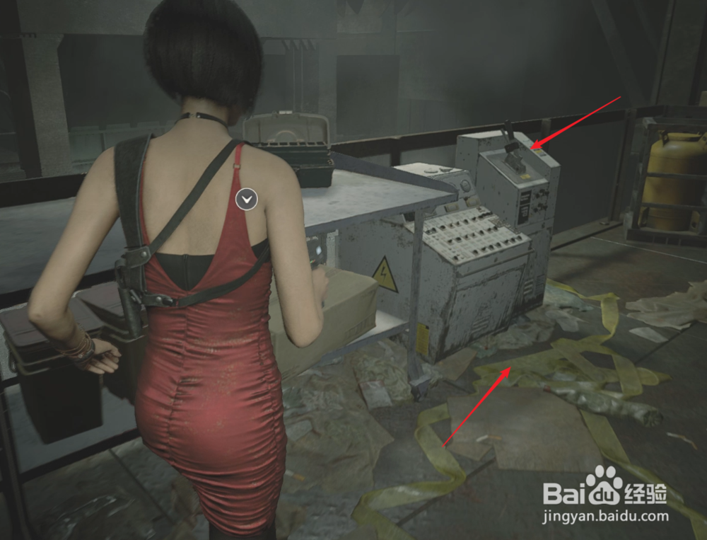 生化2重制版里昂里关攻略43:获得身份识别腕带