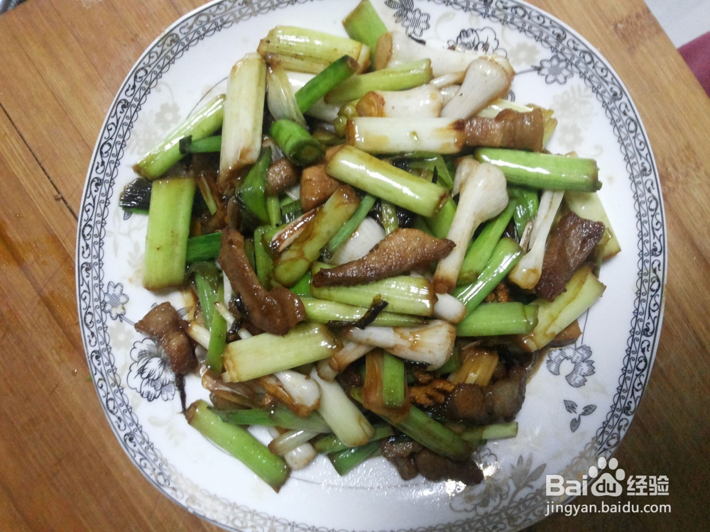 家常菜--蒜苗炒肉这样好吃