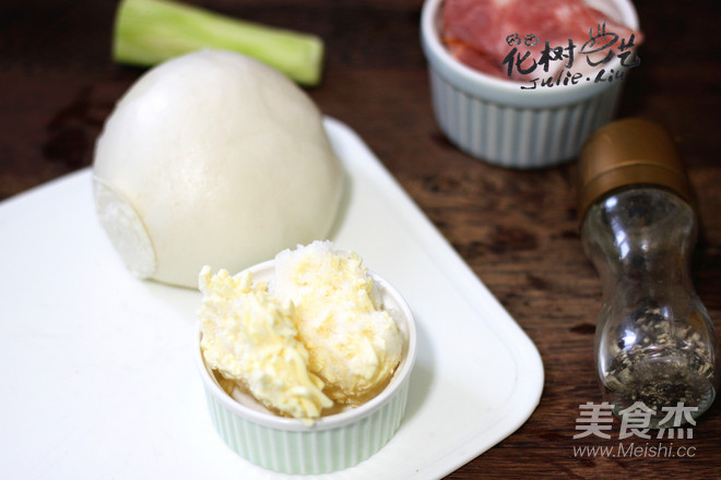 芝士培根开花馒头