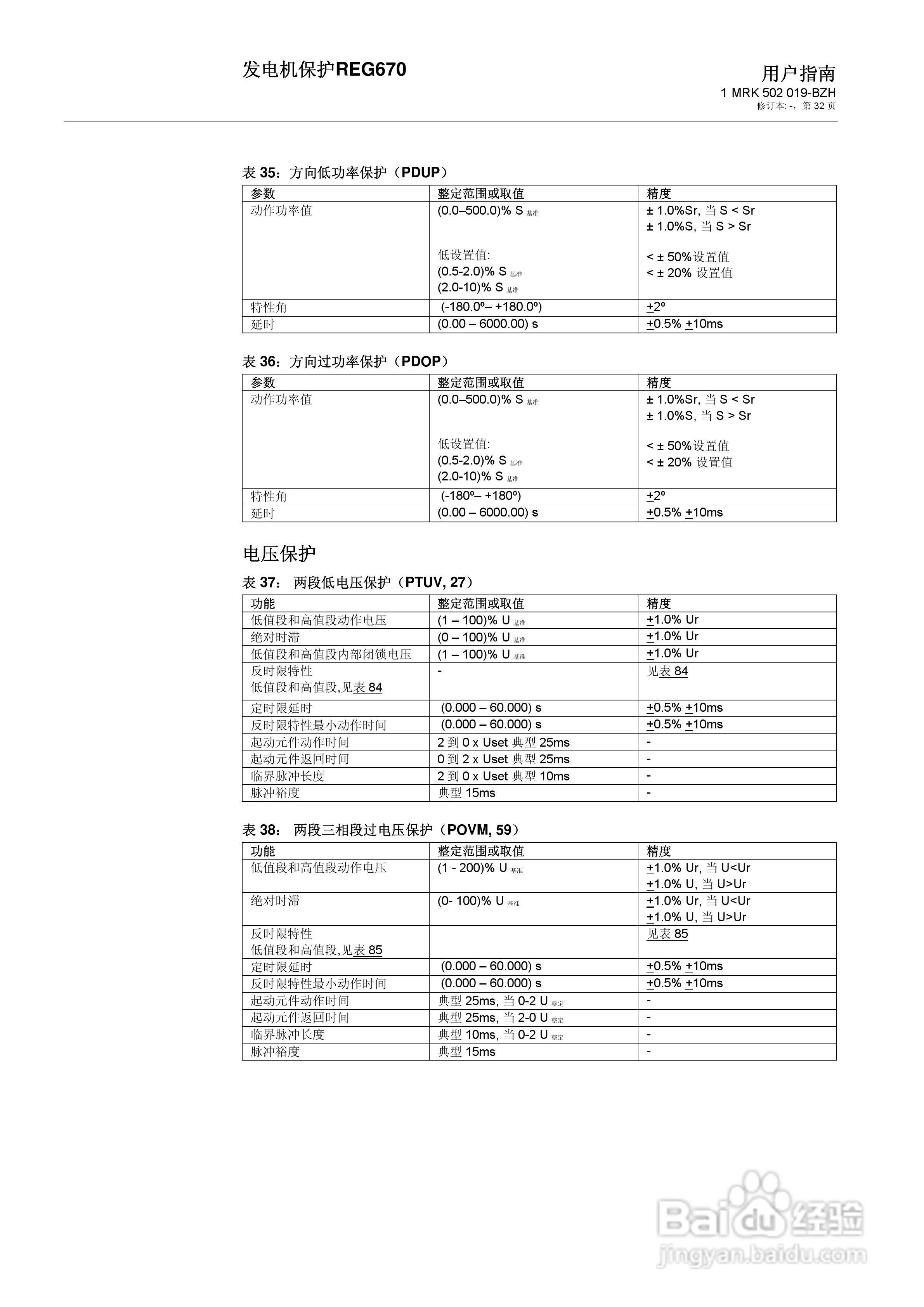 ABB REG670发电机保护说明书:[4]