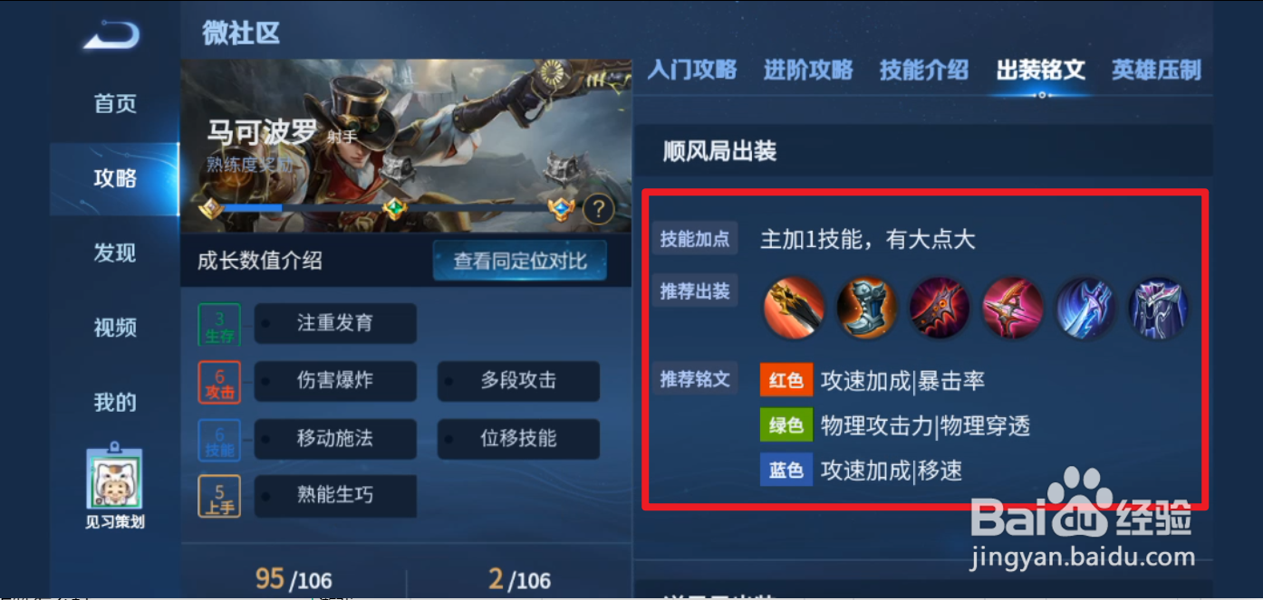 2021年马可波罗最强出装