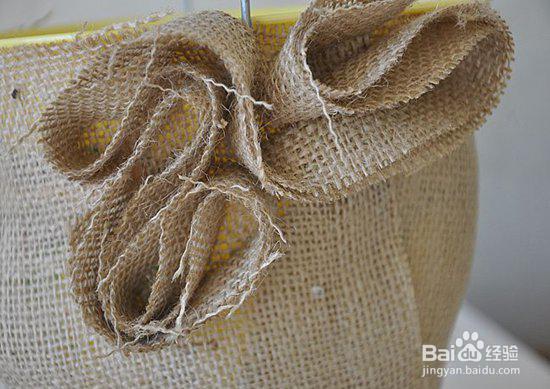 手工艺-用麻布diy时尚个性的田园风漂亮