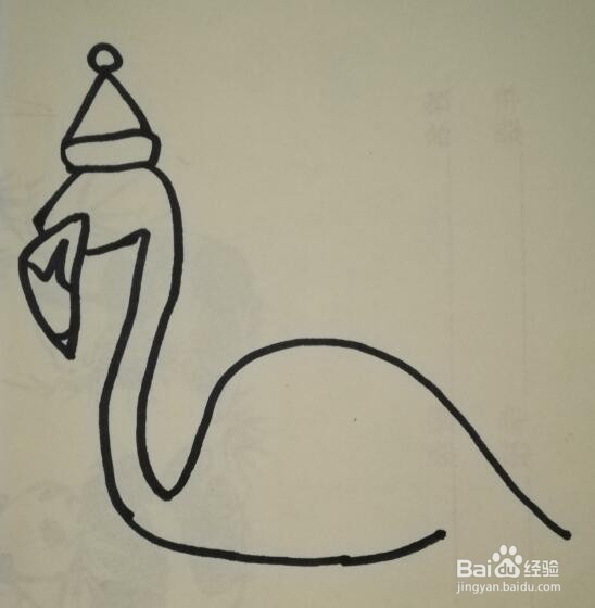 火烈鸟的画法 火烈鸟的简笔画