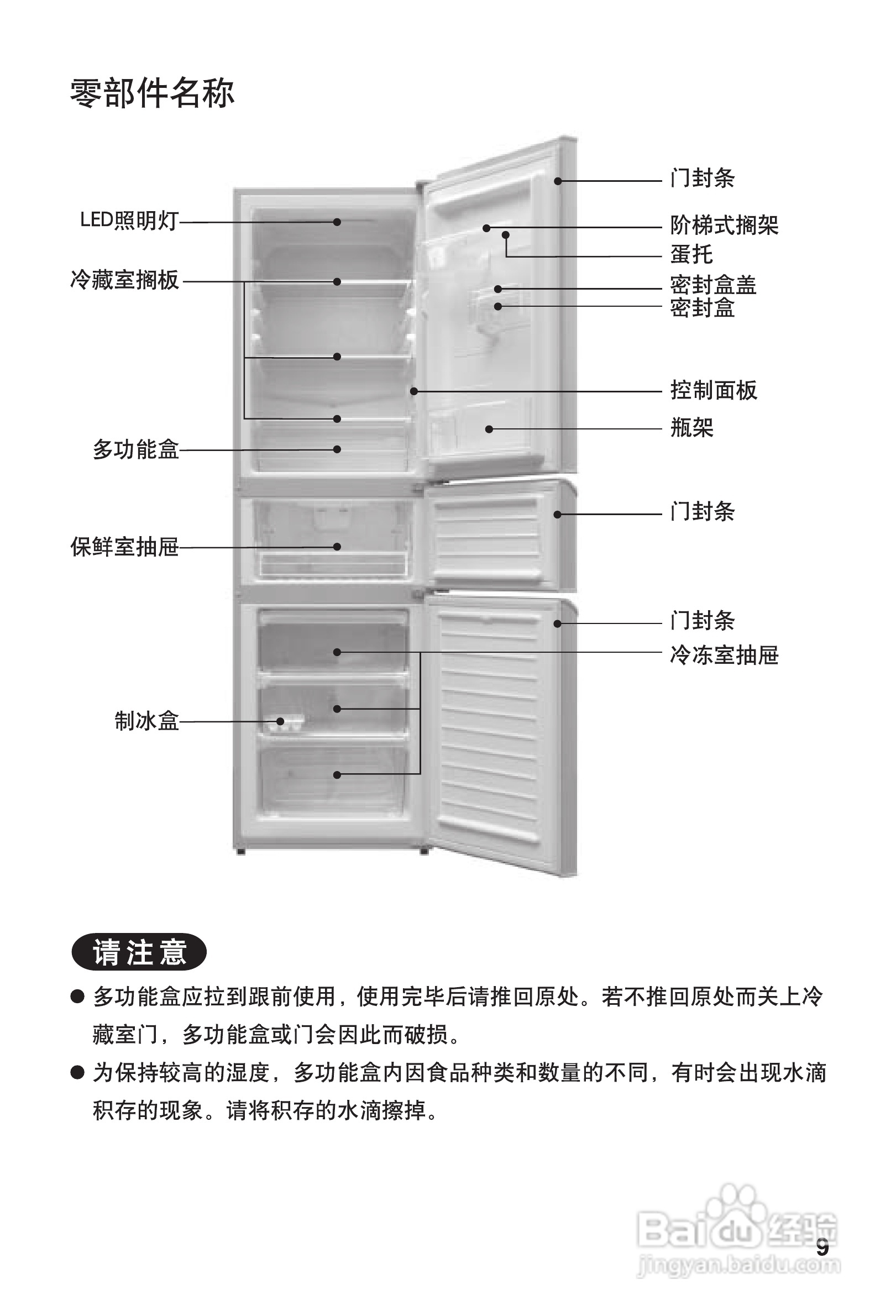 松下NR-C25EP1电冰箱使用说明书