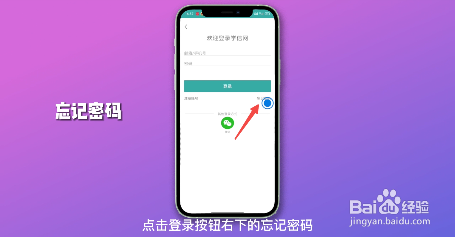 学信网怎么改密码