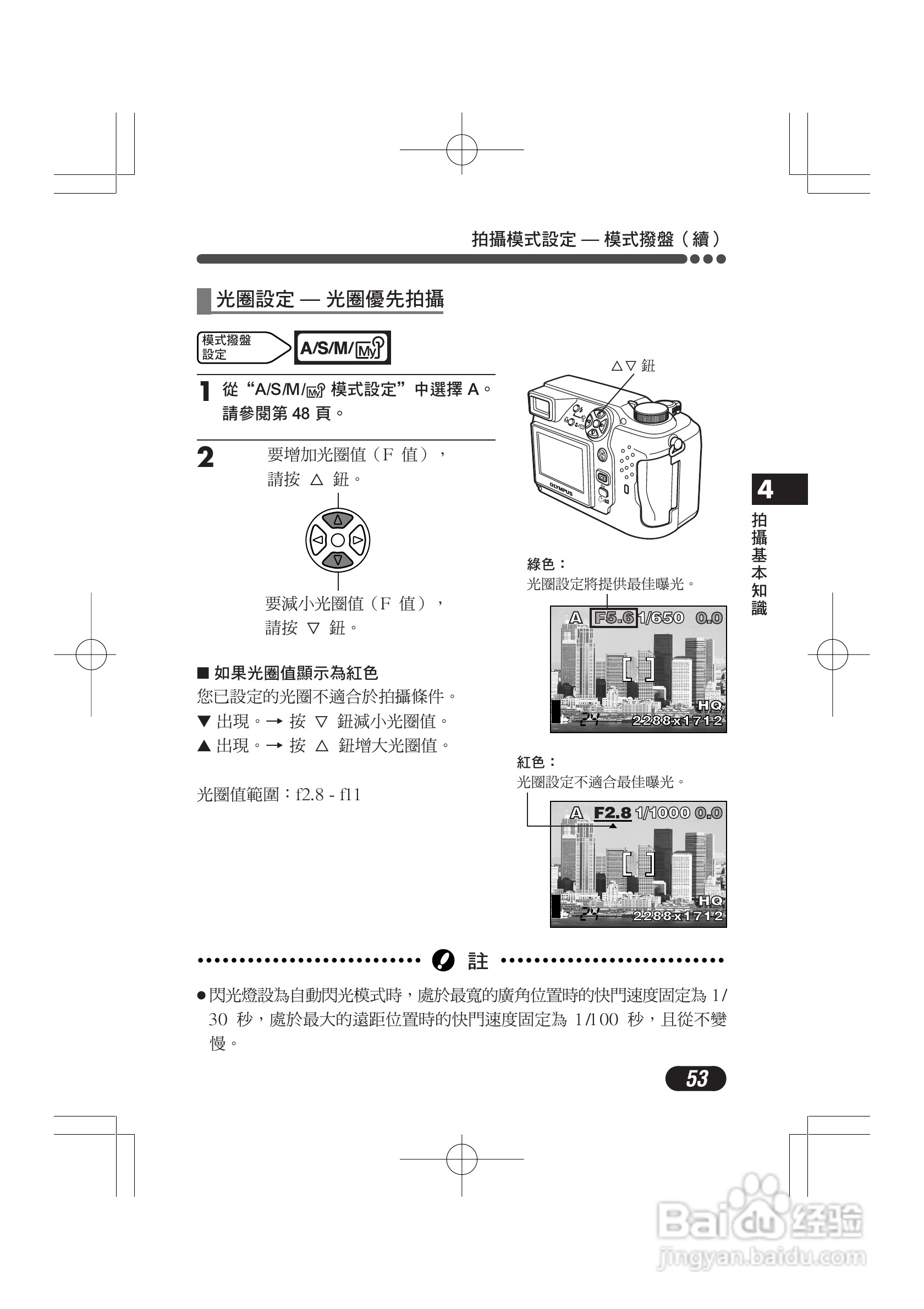OLYMPUS数码照相机C-4000ZOOM使用说明书:[6]