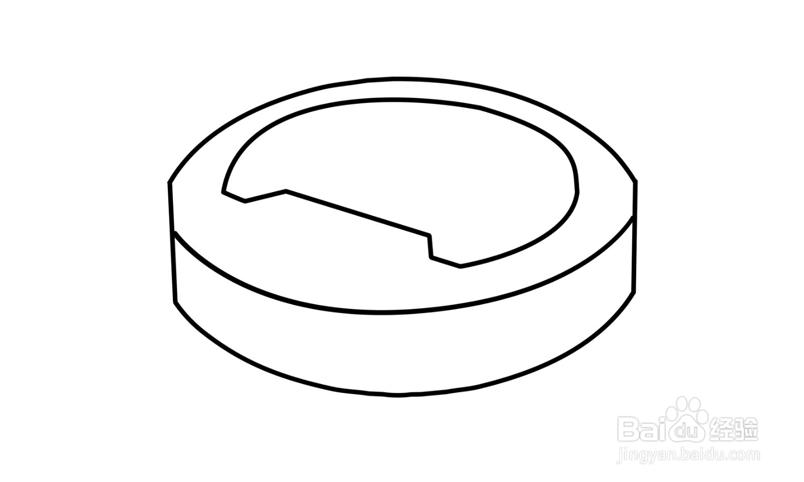 简笔画扫地机器人如何画