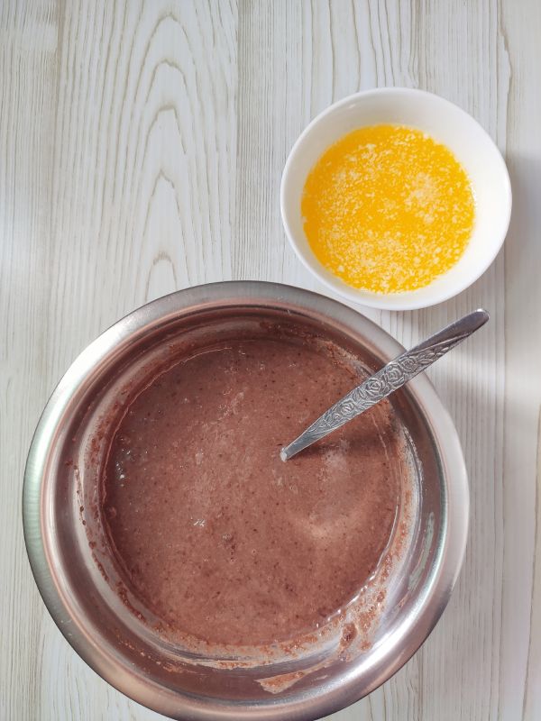 低碳可可华夫饼