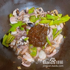 酱爆八爪鱼制作过程