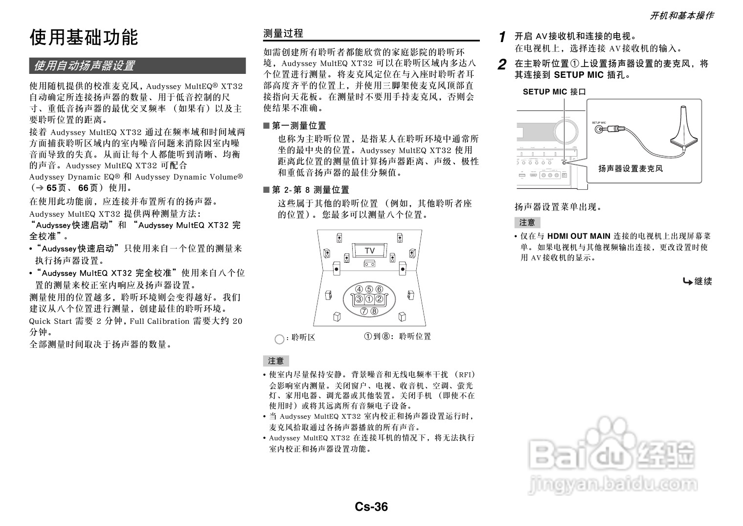 安桥TX-NR818音响功放说明书